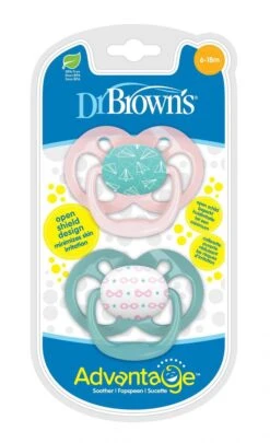 Dr. Brown's Advantage Fopspeen - Fase 2 - Roze - 2 Stuks -Aanbiedingen BIBS Winkel 732x1200 10
