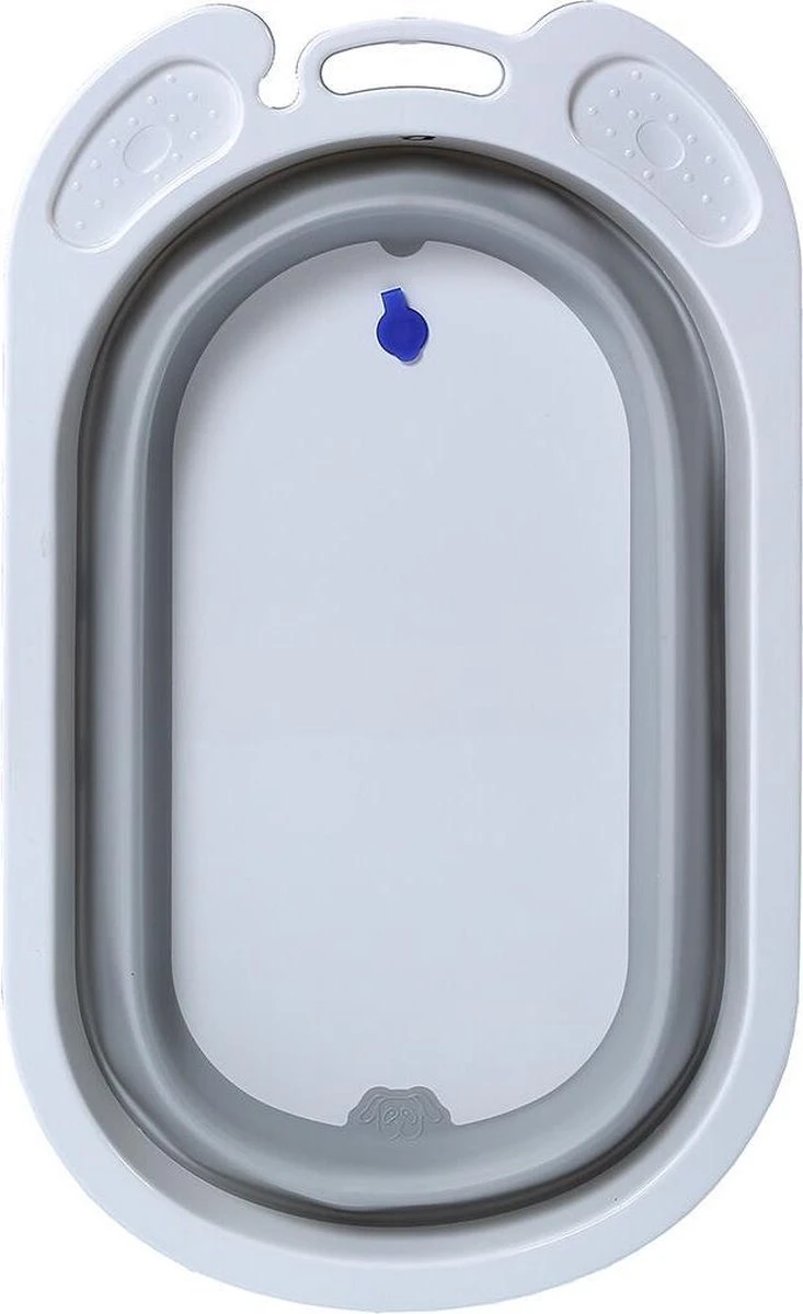 Titaniumbaby Opvouwbaar Babybad Wave - Ocean Blue 2 Titaniumbaby Opvouwbaar Babybad Wave - Ocean Blue - Afbeelding 2