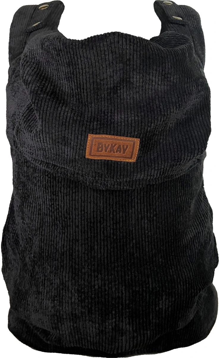 ByKay - Draagzak - Click Carrier Classic - Ribbed Velvet Smoky Black 5 ByKay - Draagzak - Click Carrier Classic - Ribbed Velvet Smoky Black - Afbeelding 5