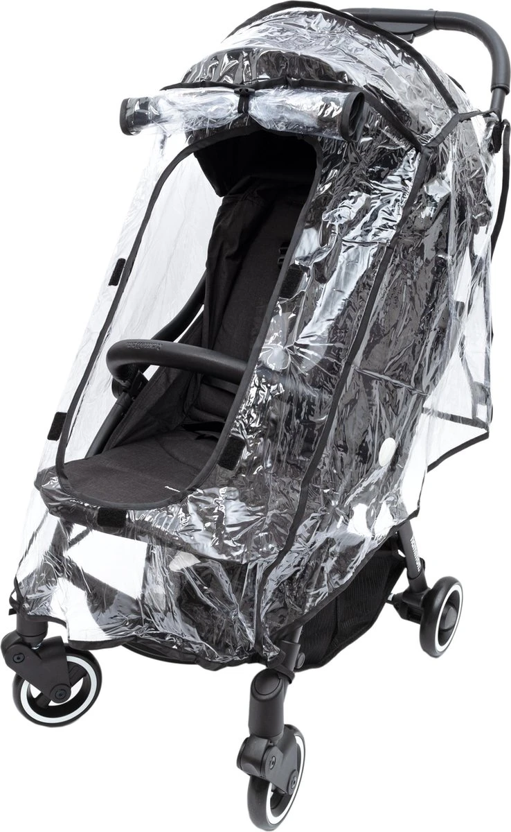 Hamilton By Yoop Buggy Regenhoes - Waterdicht Winddicht En Stofdicht Regenscherm Met Klittenbandsluiting - Transparant Weerschild Kinderwagen 6 Hamilton By Yoop Buggy Regenhoes - Waterdicht Winddicht En Stofdicht Regenscherm Met Klittenbandsluiting - Transparant Weerschild Kinderwagen - Afbeelding 6