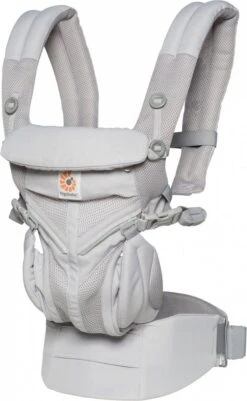 Ergobaby Omni 360 Cool Air Mesh Draagzak Baby - Pearl Grey -Aanbiedingen BIBS Winkel 739x1200 3