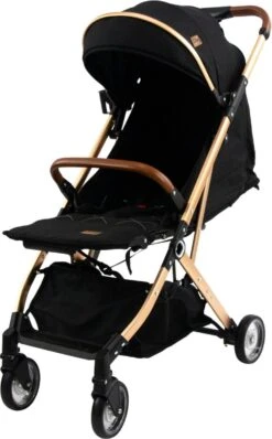 Ding Vivo Wandelwagen - Zwart/Rose - Inklapbare Buggy - Inclusief Boodschappenmandje En Zonnekap 11 Ding Vivo Wandelwagen - Zwart/Rose - Inklapbare Buggy - Inclusief Boodschappenmandje En Zonnekap -Aanbiedingen BIBS Winkel 744x1200 8