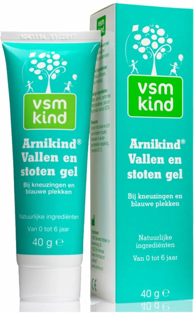 VSM Kind - Arnikind - Vallen En Stoten Gel - 40gr 1 VSM Kind - Arnikind - Vallen En Stoten Gel - 40gr