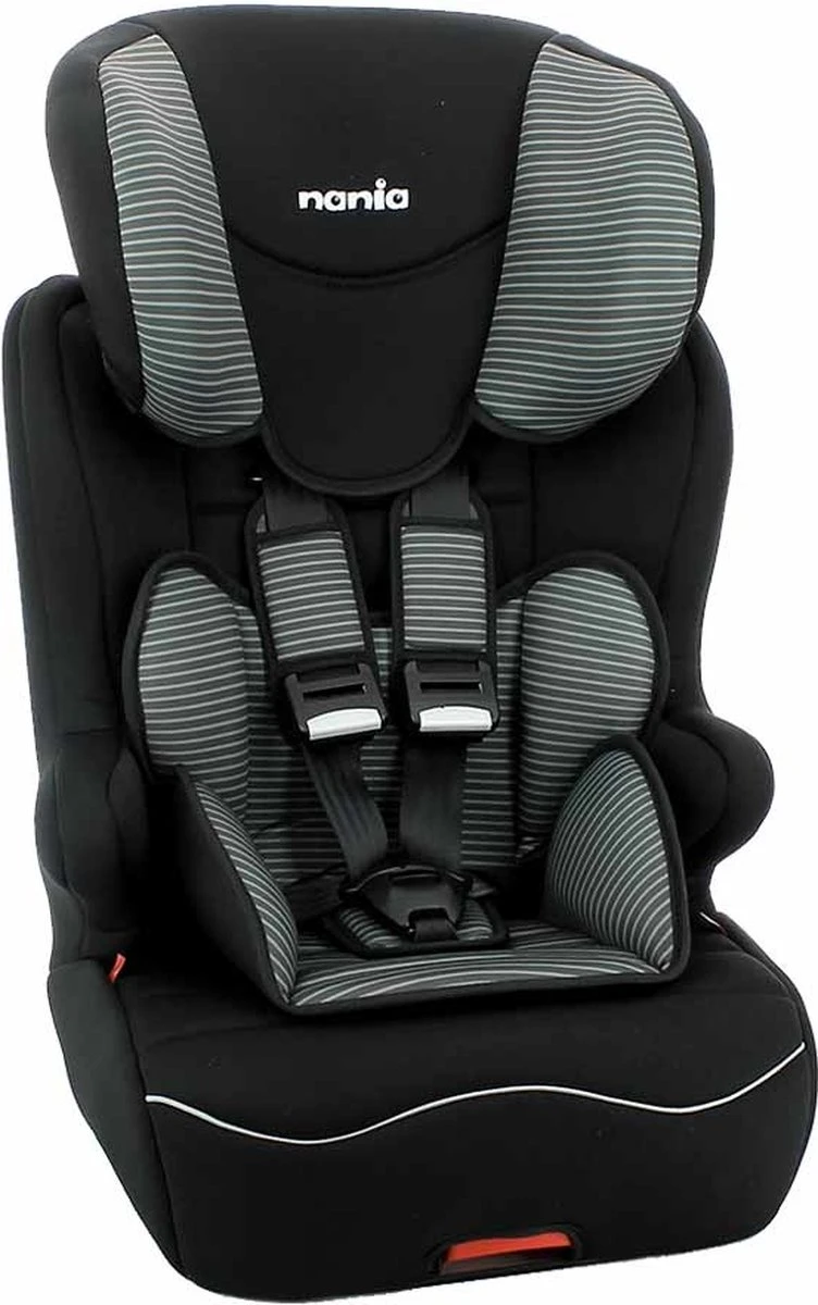 Nania - Racer ISOFIX - Meegroei Autostoel Groep 1 2 3 - Van 9 Tot 36 Kg - Donkergrijs 4 Nania - Racer ISOFIX - Meegroei Autostoel Groep 1 2 3 - Van 9 Tot 36 Kg - Donkergrijs - Afbeelding 4