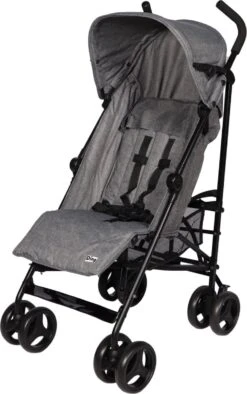 Ding GoGo Buggy - Grijs - Multi Standen Buggy - Incl. Boodschappenmandje En Zonnekap -Aanbiedingen BIBS Winkel 753x1200 9