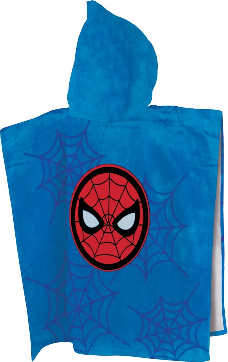 Spider-Man, Hero - Poncho / Badcape - 60 X 120 Cm - Katoen 2 Spider-Man, Hero - Poncho / Badcape - 60 X 120 Cm - Katoen - Afbeelding 2