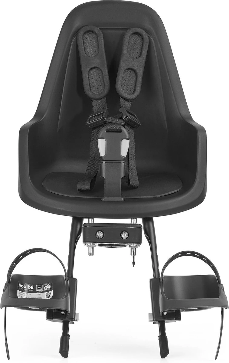 Bobike One Mini Fietsstoeltje Voor - Urban Black 6 Bobike One Mini Fietsstoeltje Voor - Urban Black - Afbeelding 6