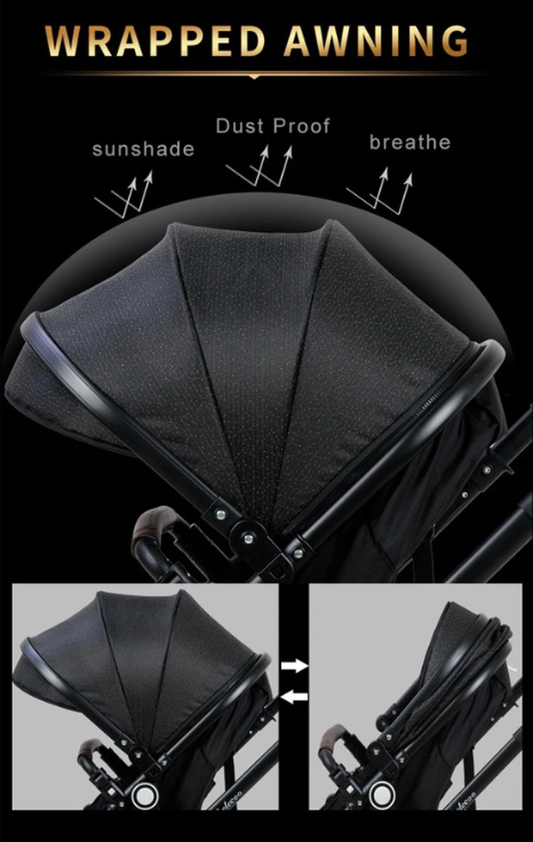 Merkloos 3 In 1 Kinderwagen - Buggy - Opklapbare Wandelwagen - Opvouwbaar - Kinderwagen 3 In 1 - Wandelwagen - Kinderwagens - Kinderwagen 3 In 1 Incl Autostoel - Wandelwagen Baby - Maxi-Cosi 5 Merkloos 3 In 1 Kinderwagen - Buggy - Opklapbare Wandelwagen - Opvouwbaar - Kinderwagen 3 In 1 - Wandelwagen - Kinderwagens - Kinderwagen 3 In 1 Incl Autostoel - Wandelwagen Baby - Maxi-Cosi - Afbeelding 5