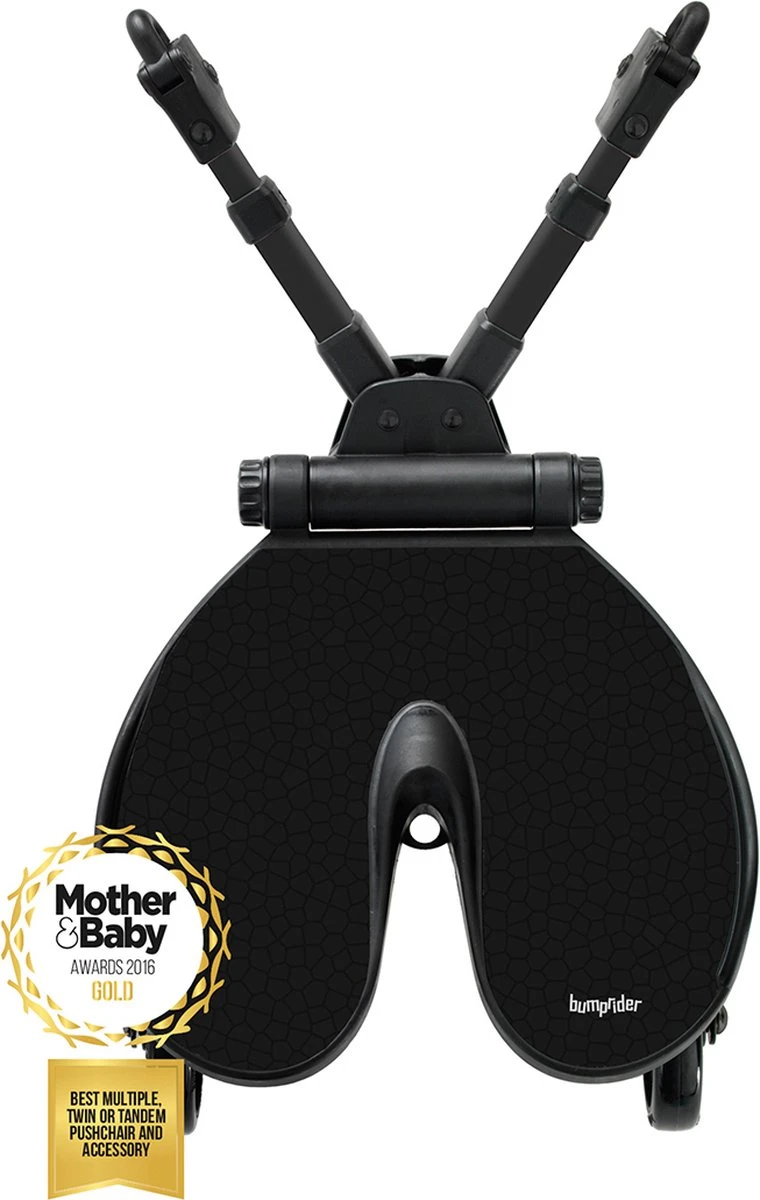 Bumprider - Universeel Meerijdplankje - Zwart 2 Bumprider - Universeel Meerijdplankje - Zwart - Afbeelding 2