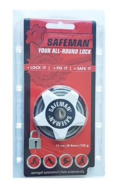 SAFEMAN - Kinderwagen Slot | Mountainbike & Racefiets | Compact & Multifunctioneel | Wit 7 SAFEMAN - Kinderwagen Slot | Mountainbike & Racefiets | Compact & Multifunctioneel | Wit -Aanbiedingen BIBS Winkel 761x1200 6