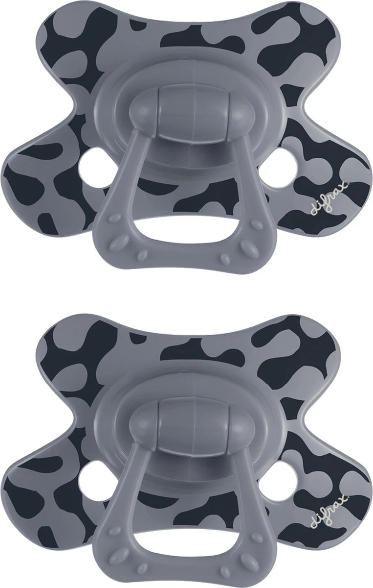 Difrax Fopspeen Natural 20+ Maanden Nature - Stone/stains - 2 Stuks 1 Difrax Fopspeen Natural 20+ Maanden Nature - Stone/stains - 2 Stuks