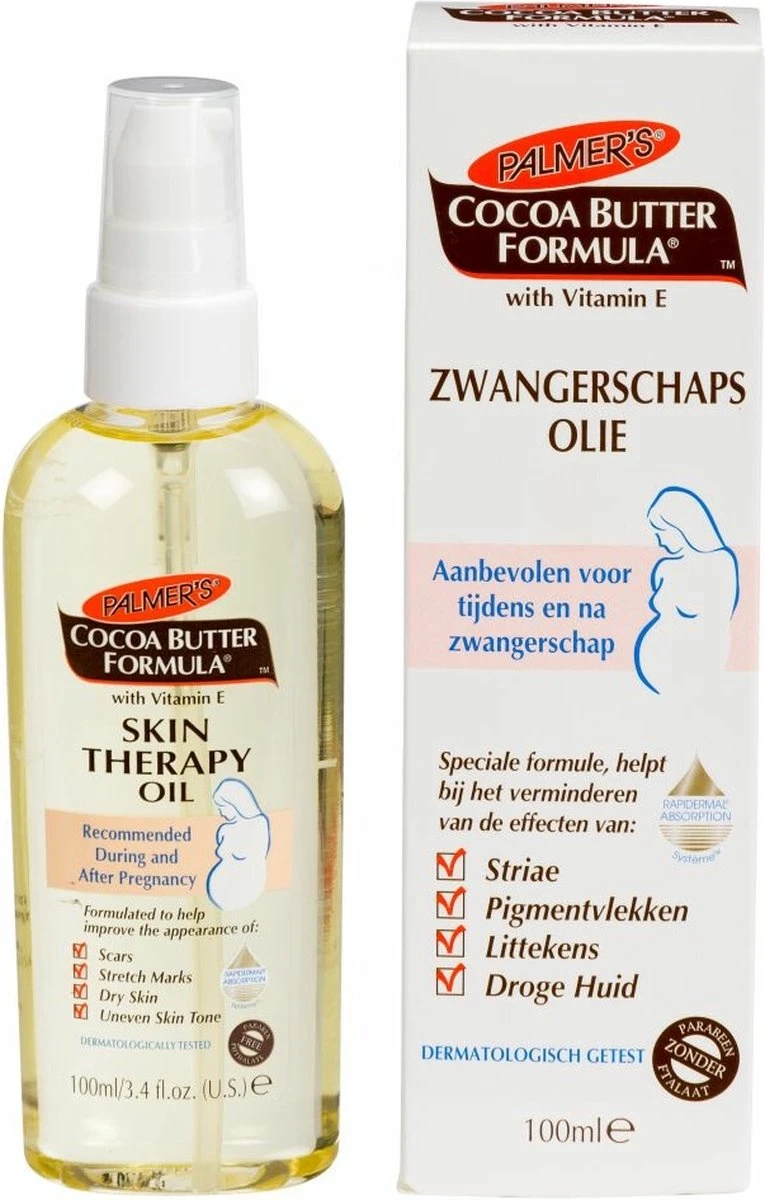 Palmers Palmer's Cocoa Butter Zwangerschapsolie - 100 Ml - Body Oil 1 Palmers Palmer's Cocoa Butter Zwangerschapsolie - 100 Ml - Body Oil