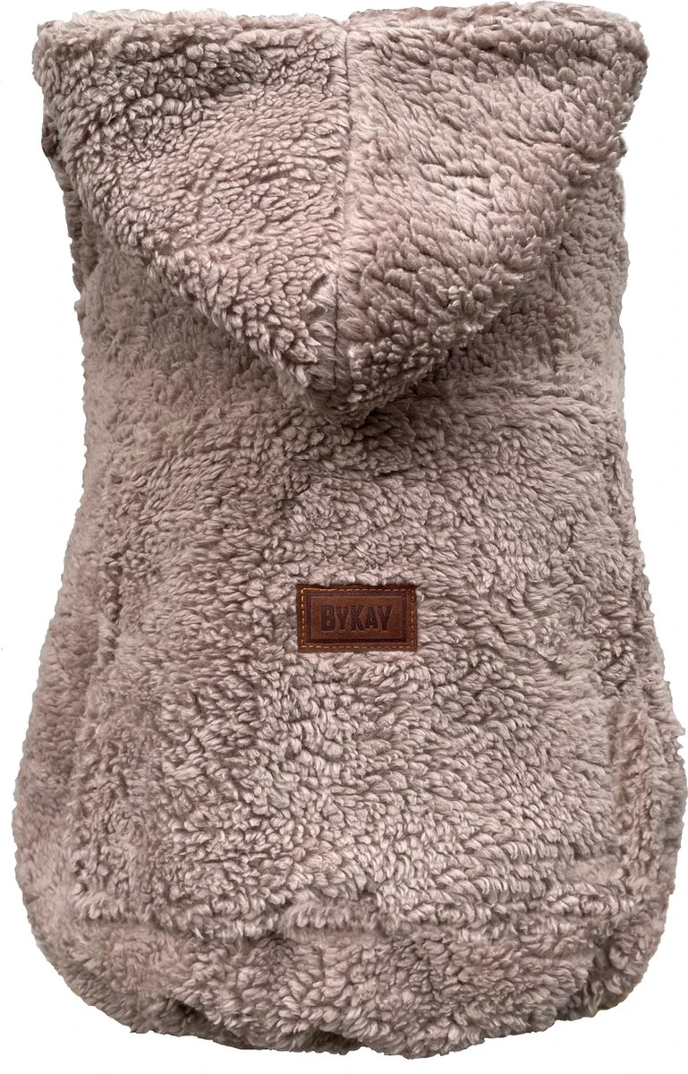 Bykay - Draagdoeken - Cover - Teddy Taupe - Winter Edition 2 Bykay - Draagdoeken - Cover - Teddy Taupe - Winter Edition - Afbeelding 2