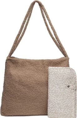 Jollein Luiertas Shopper 34x43cm Boucle - Biscuit -Aanbiedingen BIBS Winkel 781x1200 10