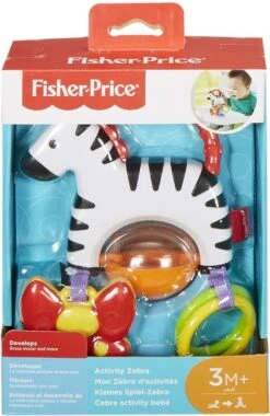 Fisher Price - Activity Zebra - Rammelaar - Speeltje En Bijtring - Grijpspeelgoed -Aanbiedingen BIBS Winkel 781x1200 3