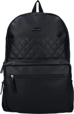 Kidzroom Popular Luiertas Rugzak - Zwart‎‎ - Verschoonmatje - Flessenhouder -Aanbiedingen BIBS Winkel 781x1200 9