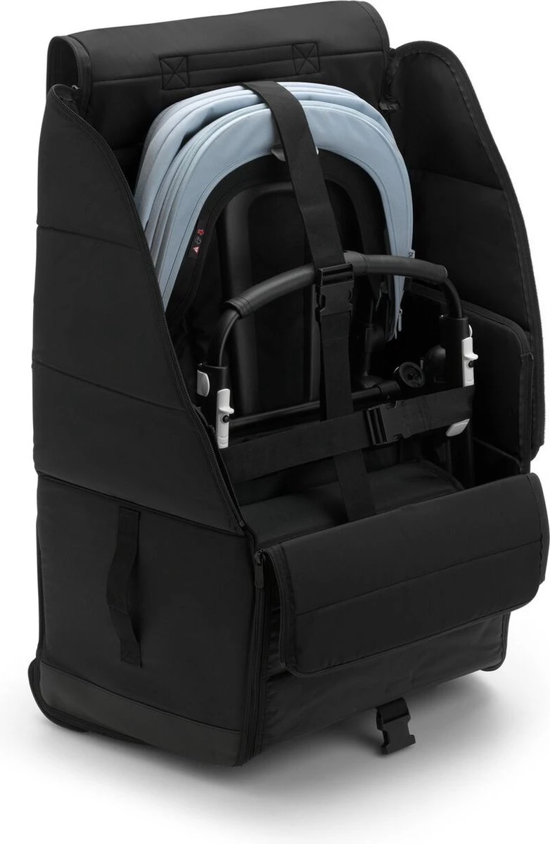 Bugaboo Comfort Transporttas - Zwart / Rood 1 Bugaboo Comfort Transporttas - Zwart / Rood