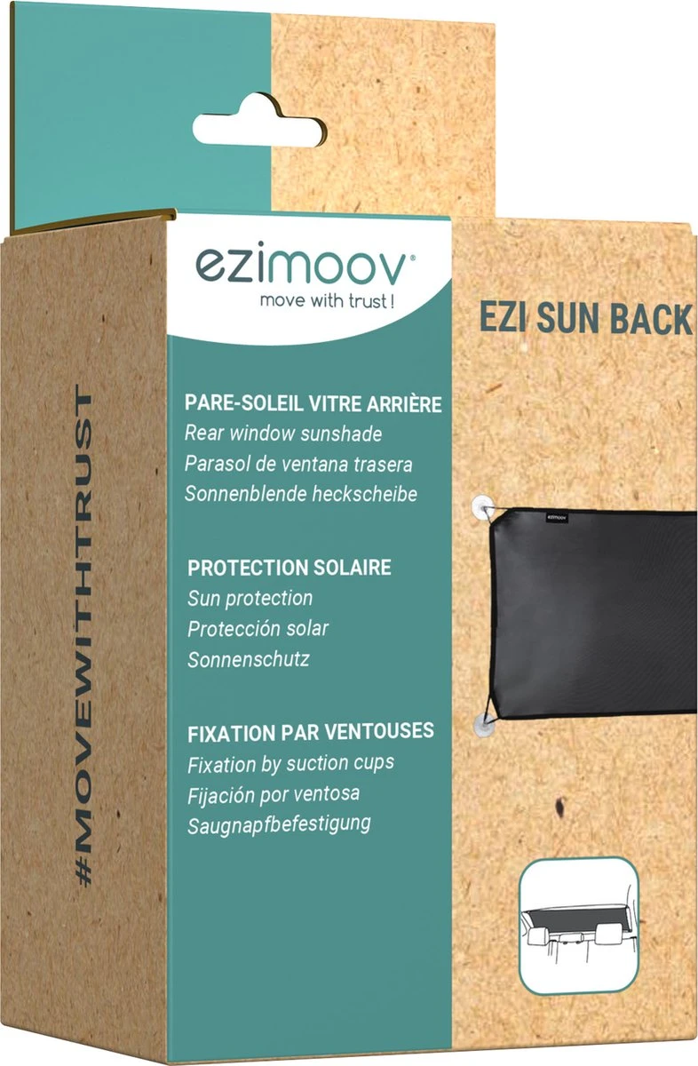 EZI SUN BACK - Zonnescherm Auto - Opvouwbaar - UV-beschermend - Achterruit - Autozonnescherm Achterruit 5 EZI SUN BACK - Zonnescherm Auto - Opvouwbaar - UV-beschermend - Achterruit - Autozonnescherm Achterruit - Afbeelding 5