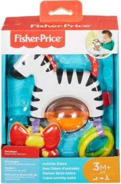 Fisher Price - Activity Zebra - Rammelaar - Speeltje En Bijtring - Grijpspeelgoed -Aanbiedingen BIBS Winkel 791x1200 1