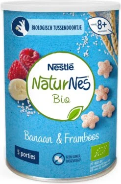 NaturNes Bio Nutripops Banaan Framboos - Baby Tussendoortje - Vanaf 8 Maanden - 4 Stuks -Aanbiedingen BIBS Winkel 791x1200 16
