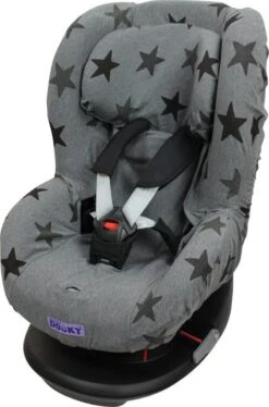 Dooky Seat Cover Groep 1 Autostoel Hoes Grey Star -Aanbiedingen BIBS Winkel 793x1200 8