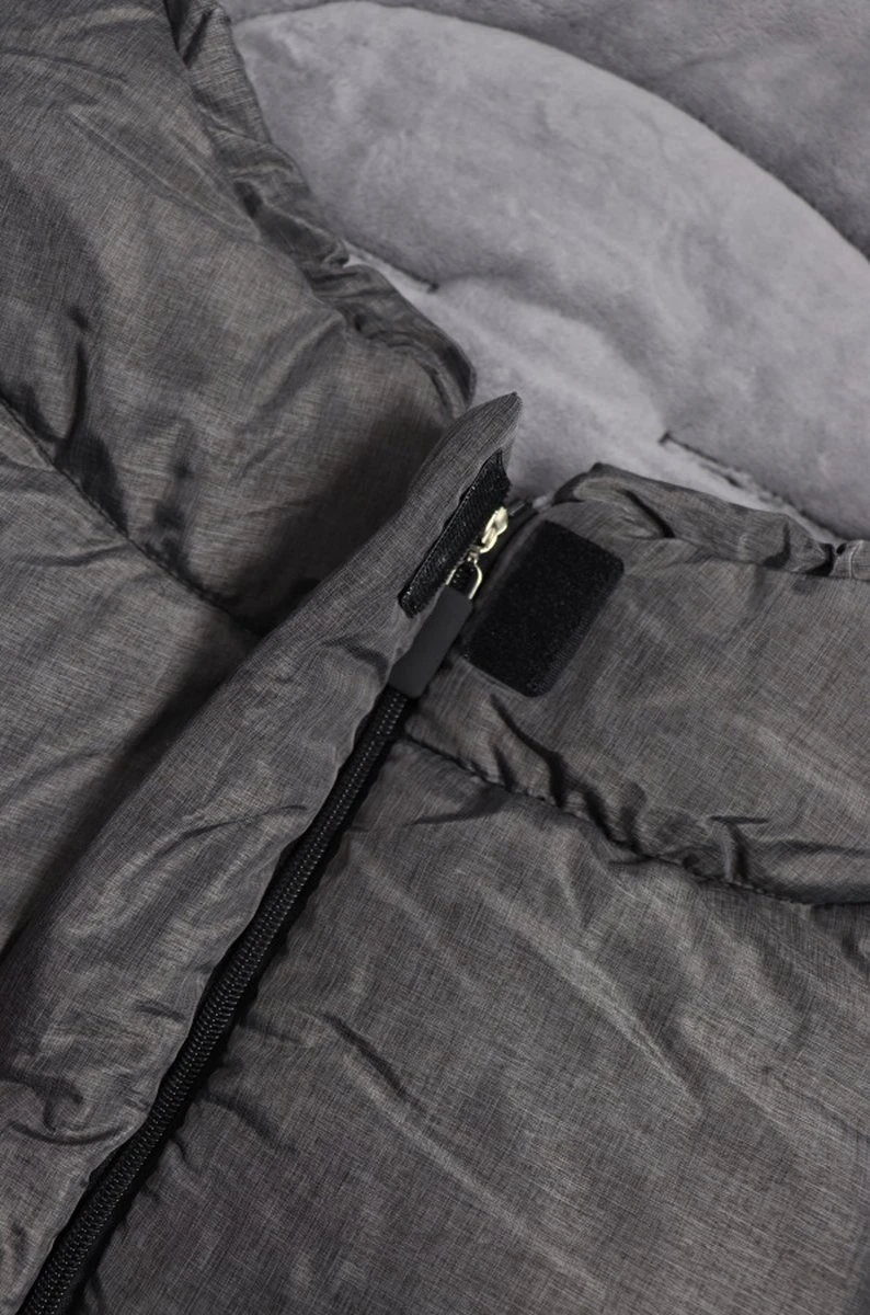 Ding Deluxe Universele Voetenzak Voor Buggy & Kinderwagen - Grijs 4 Ding Deluxe Universele Voetenzak Voor Buggy & Kinderwagen - Grijs - Afbeelding 4