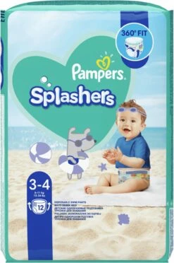 Pampers® Pampers Splashers Wegwerpbare Zwemluiers - Maat 3-4 (6-11 Kg) - 36 Stuks - Voordeelverpakking 22 Pampers® Pampers Splashers Wegwerpbare Zwemluiers - Maat 3-4 (6-11 Kg) - 36 Stuks - Voordeelverpakking -Aanbiedingen BIBS Winkel 796x1200 1