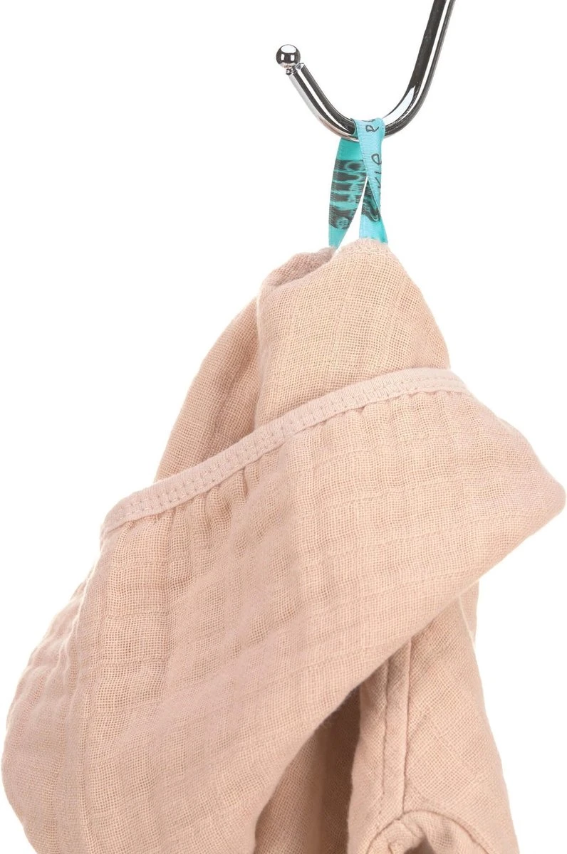 Lässig - Badjas - Mousseline - Lichtroze - Maat 92-98cm 3 Lässig - Badjas - Mousseline - Lichtroze - Maat 92-98cm - Afbeelding 3