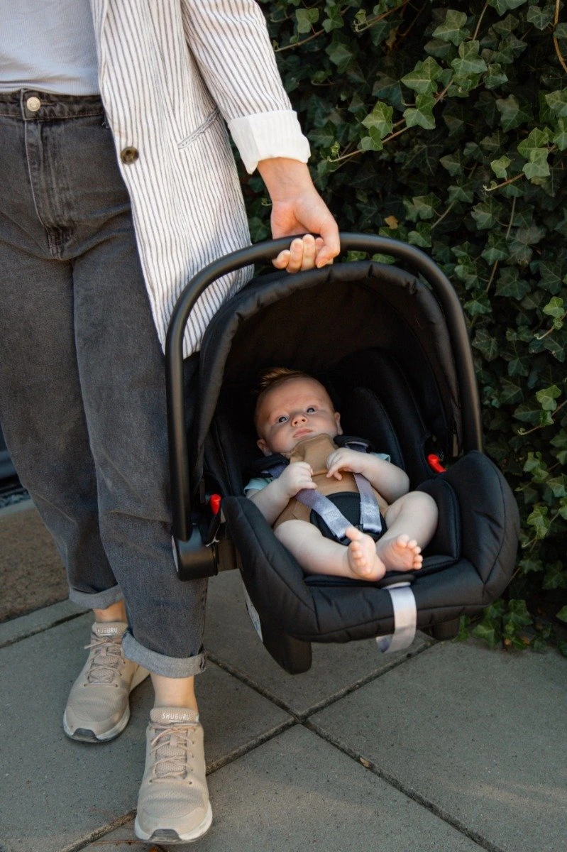 Ding Juna Kinderwagen 3 In 1 - Beige/Rose - Combi Kinderwagen Incl. Autostoel 12 Ding Juna Kinderwagen 3 In 1 - Beige/Rose - Combi Kinderwagen Incl. Autostoel - Afbeelding 12