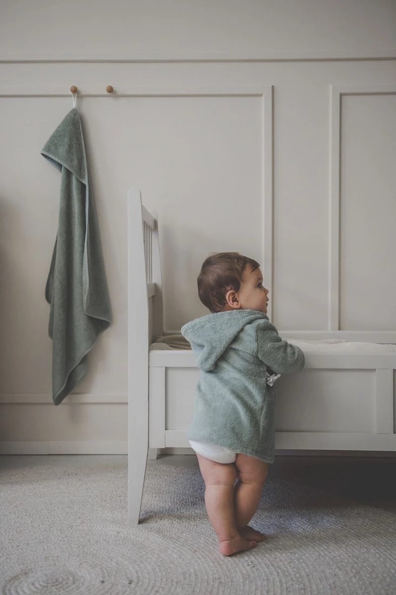 Koeka Baby Badcape Dijon Daily - 100x100cm - Groen 9 Koeka Baby Badcape Dijon Daily - 100x100cm - Groen - Afbeelding 9