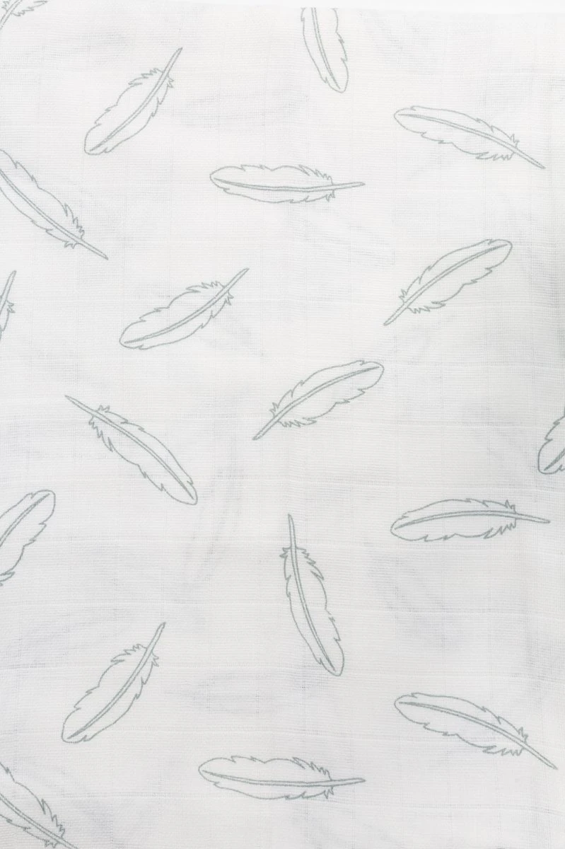 Meyco Clouds/Dots/Feathers Starterset - 9-pack - Hydrofiel - Stone Green 2 Meyco Clouds/Dots/Feathers Starterset - 9-pack - Hydrofiel - Stone Green - Afbeelding 2