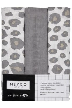 Meyco Panter Hydrofiele Doeken - 3-pack - Neutral/grey - 70x70cm 9 Meyco Panter Hydrofiele Doeken - 3-pack - Neutral/grey - 70x70cm -Aanbiedingen BIBS Winkel 799x1200 42