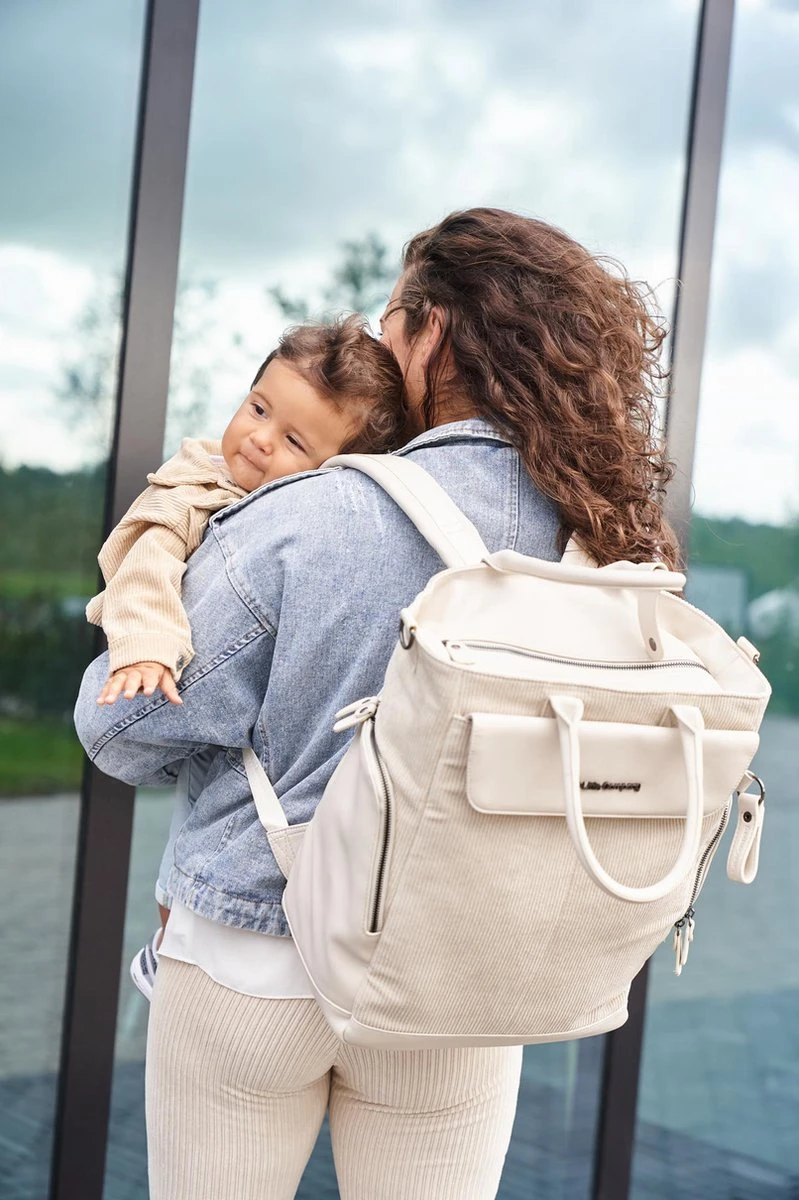 Little Company Luierrugtas - Tulum Rib Ecru 4 Little Company Luierrugtas - Tulum Rib Ecru - Afbeelding 4