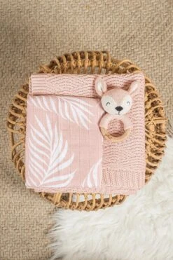 Jollein Hydrofiel Multidoek Nature 115x115cm - Pale Pink - 2 Stuks -Aanbiedingen BIBS Winkel 800x1200 140