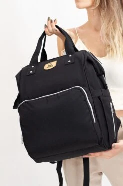 Pochon Baby - Luiertas Zwart - Thermosvakken - Kinderwagen Vriendelijk - Grote Capaciteit - 27,7 Liter -Aanbiedingen BIBS Winkel 800x1200 272