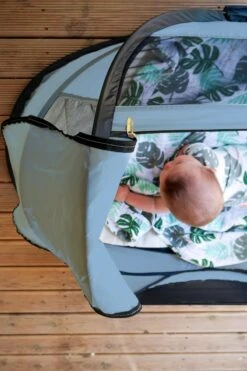 Deryan BabyBox Campingbedje - Baby Tentje - Blue -Aanbiedingen BIBS Winkel 800x1200 337