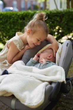 Jollein Voetenzak Voor Autostoel & Kinderwagen - River Knit - Cream White -Aanbiedingen BIBS Winkel 800x1200 368