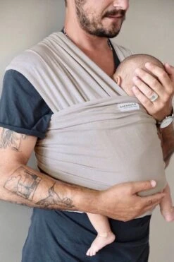 Bamboom Baby Draagdoek Sling Kleur Sand -Aanbiedingen BIBS Winkel 800x1200 421