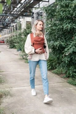 ByKay - Draagzak - Click Carrier Classic - Linnen Rusty Brown -Aanbiedingen BIBS Winkel 800x1200 431