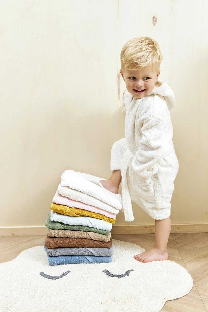 Meyco Badcape Basic Badstof - Lichtroze -75x75cm 2 Meyco Badcape Basic Badstof - Lichtroze -75x75cm - Afbeelding 2