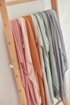 Jollein Hydrofiele Doek Small 70x70cm Bamboe Katoen - Caramel - 4 Stuks -Aanbiedingen BIBS Winkel 801x1200 34