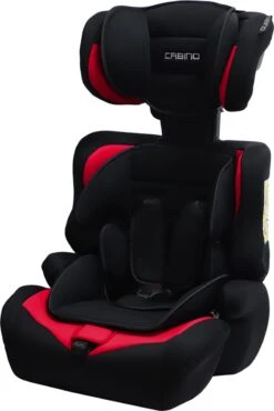 Cabino Autostoel Groep 1/2/3 (9-36kg) - Zwart-Rood -Aanbiedingen BIBS Winkel 801x1200 65