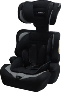 Cabino Autostoel Groep 1/2/3 (9-36kg) - Zwart-Grijs -Aanbiedingen BIBS Winkel 801x1200 66