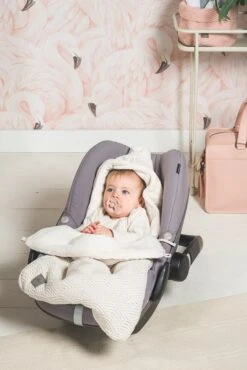 Jollein Voetenzak Voor Autostoel & Kinderwagen - River Knit - Cream White -Aanbiedingen BIBS Winkel 801x1200 87