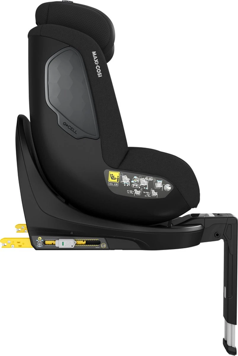 Maxi-Cosi Mica Eco I-Size Autostoeltje - 360° Draaibaar - Gerecyclede Stoffen - Authentic Black 18 Maxi-Cosi Mica Eco I-Size Autostoeltje - 360° Draaibaar - Gerecyclede Stoffen - Authentic Black - Afbeelding 18