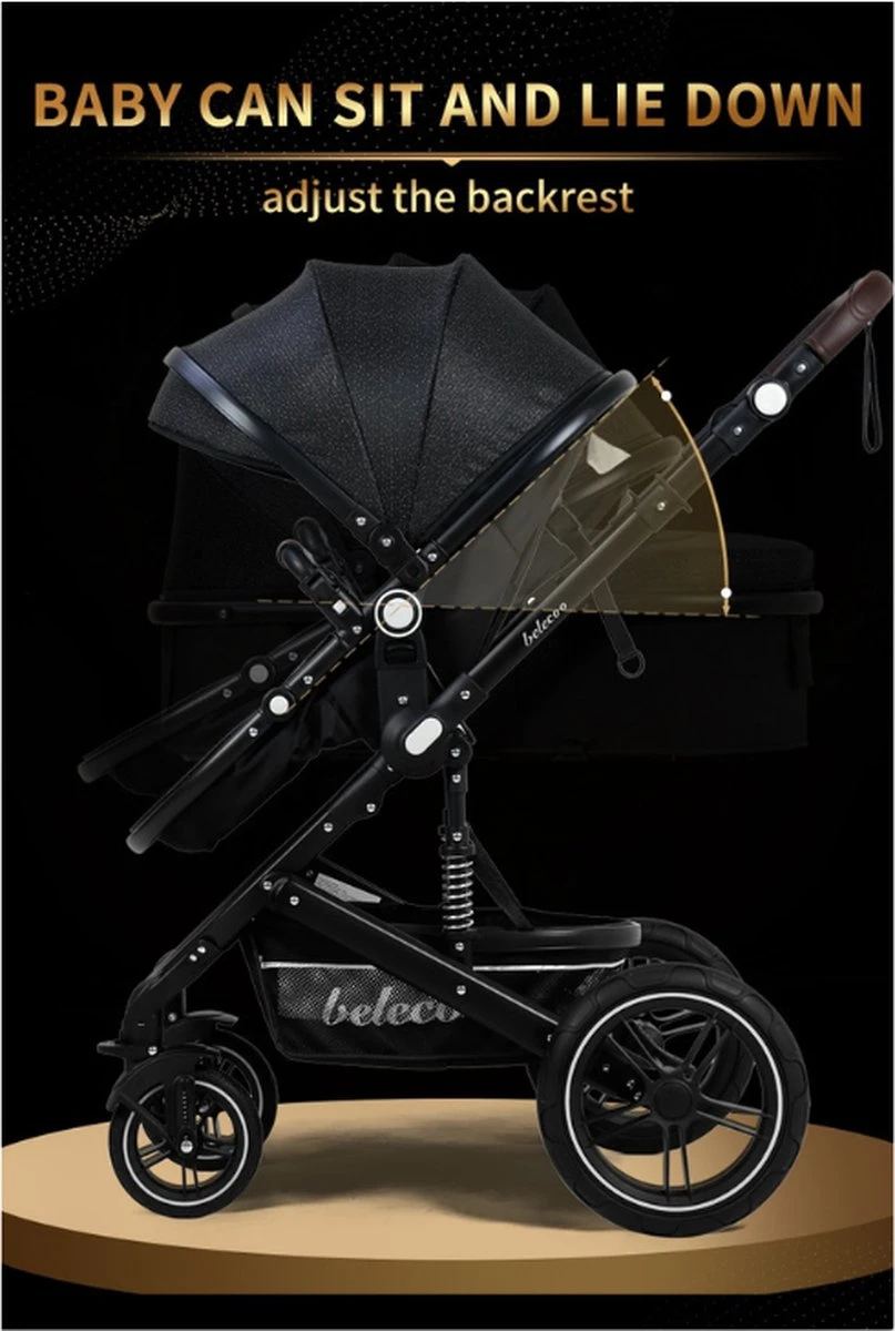 Merkloos 3 In 1 Kinderwagen - Buggy - Opklapbare Wandelwagen - Opvouwbaar - Kinderwagen 3 In 1 - Wandelwagen - Kinderwagens - Kinderwagen 3 In 1 Incl Autostoel - Wandelwagen Baby - Maxi-Cosi 2 Merkloos 3 In 1 Kinderwagen - Buggy - Opklapbare Wandelwagen - Opvouwbaar - Kinderwagen 3 In 1 - Wandelwagen - Kinderwagens - Kinderwagen 3 In 1 Incl Autostoel - Wandelwagen Baby - Maxi-Cosi - Afbeelding 2