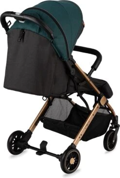 MoMi Wandelwagen - Compacte Lichtgewicht Buggy - Estelle - Green-Gold (geschikt Van 6mnd - 15kg) -Aanbiedingen BIBS Winkel 810x1200 17