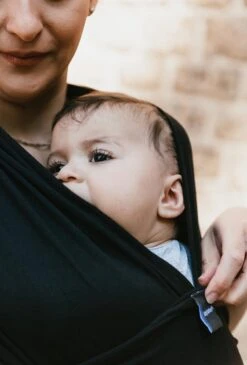 Baby Garden Draagdoek Zwart - Ergonomisch - Original - Gratis Slabbetje -Aanbiedingen BIBS Winkel 812x1200 14