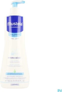Mustela Hydra Bébé Lichaamsmelk - 750ml -Aanbiedingen BIBS Winkel 812x1200 4
