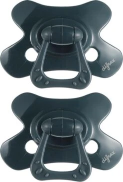Difrax Fopspeen 12+ Maanden Natural Speen - Donkerblauw/Evening - 2 Stuks